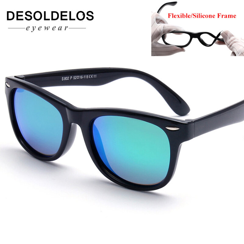TR90 Flexible Kids Sunglasses Polarized Child Baby Safety Coating Sun Glasses UV400 Eyewear Shades Infant oculos de sol