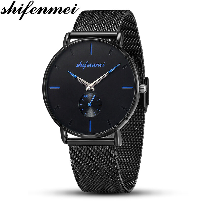 Shifenmei-Reloj de pulsera de cuarzo para hombre, cronógrafo masculino de negocios, de marca de lujo, a la moda, 2020