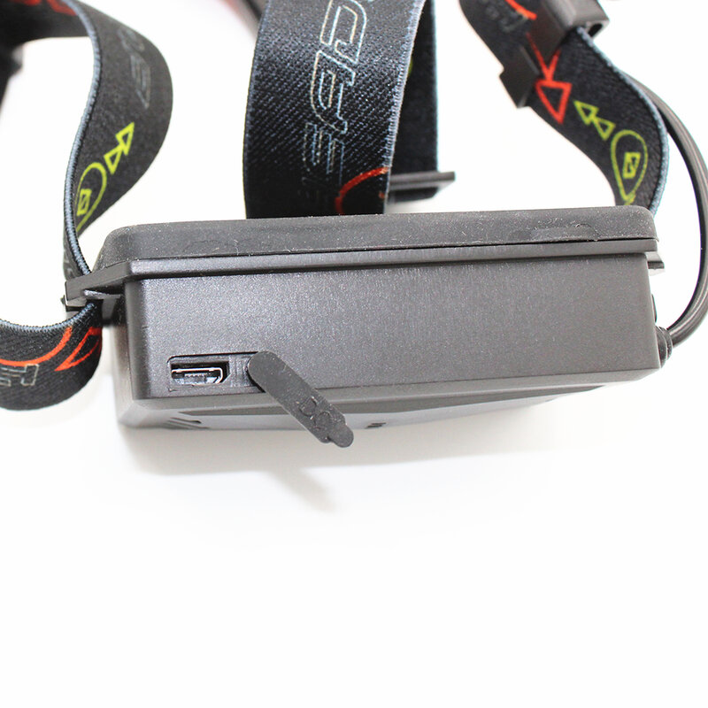 Фонарь налобный светодиодный Аккумуляторный с зарядным кабелем USB, 2 шт.
