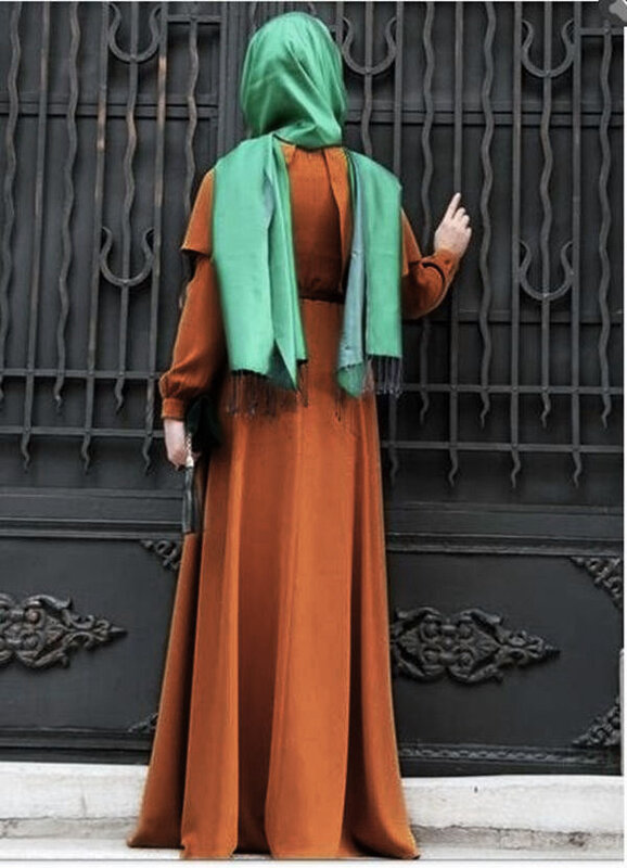 Manto abaya muçulmano, vestido longo tamanhos grandes, túnica fashion para mulheres, oriente médio, ramadã islâmico árabe