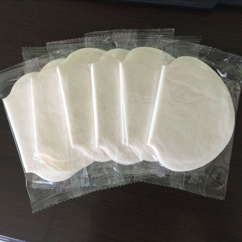 Almofadas descartáveis para axilas e suor, adesivos anti-transpirante para axilas, absorve o suor, 24/peças