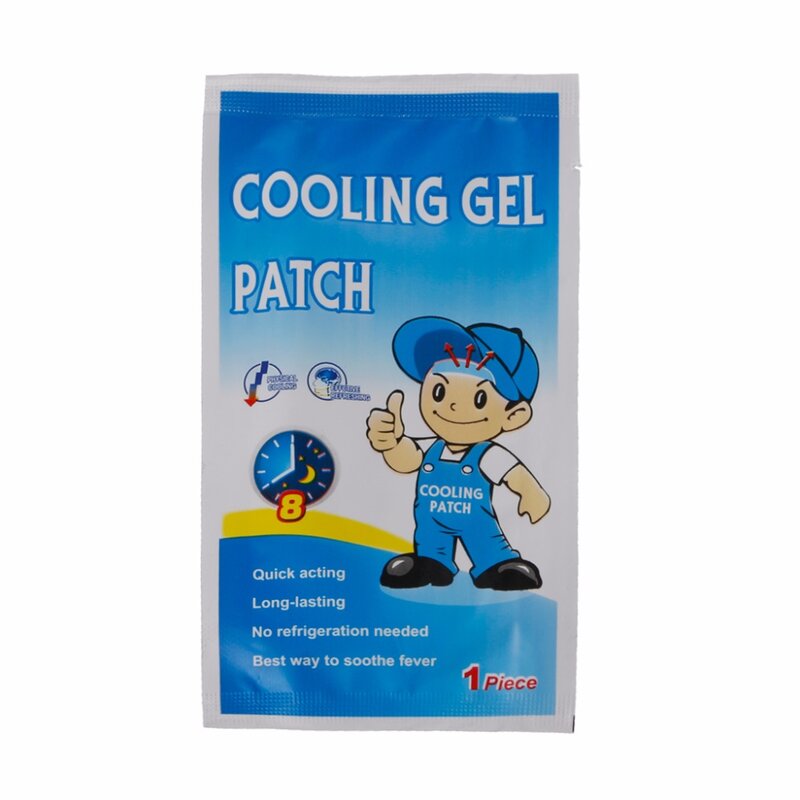 5Pc Baby Kids Medical Grade Hydrogel Fever Reducing Pain Relief Cooling Patch Baby Heat Cooling Sheets