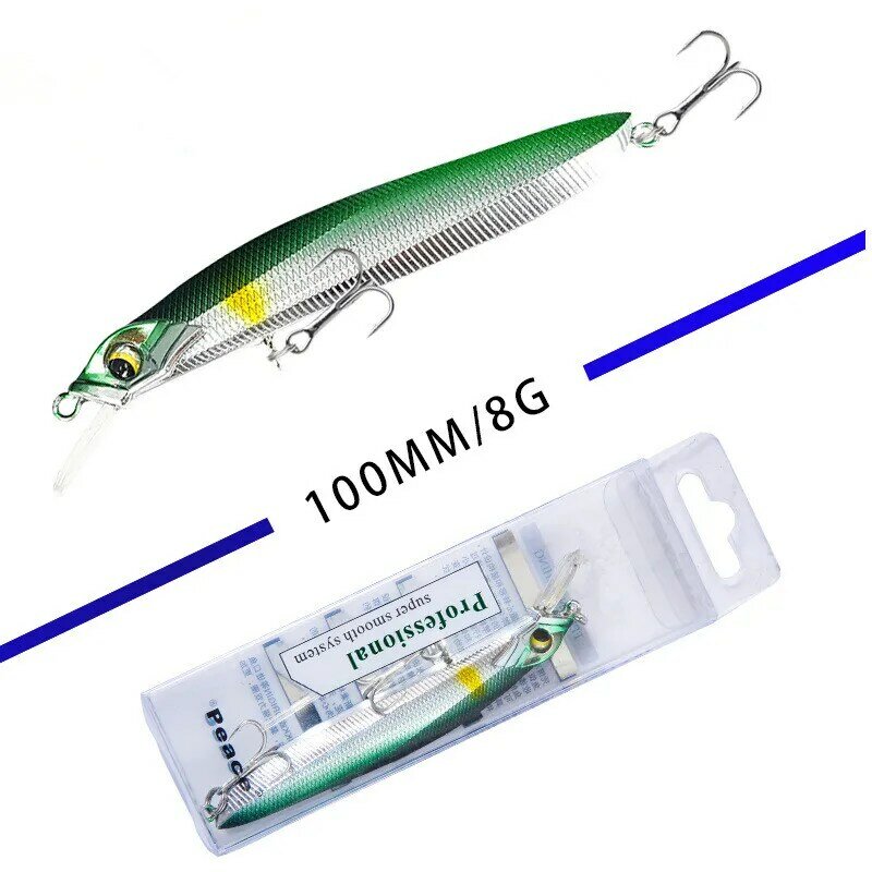 1 piece / boutique bait sensitive fish 100mm / 8g bionic temptation 3D fisheye fishing bait fake bait