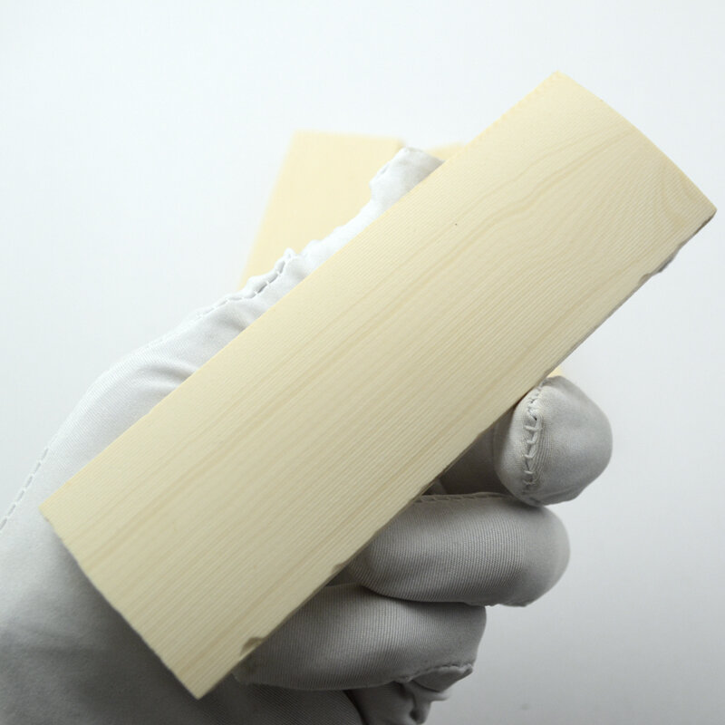 ivory white Making Knife handle Knife DIY resin material 120X40X8MM