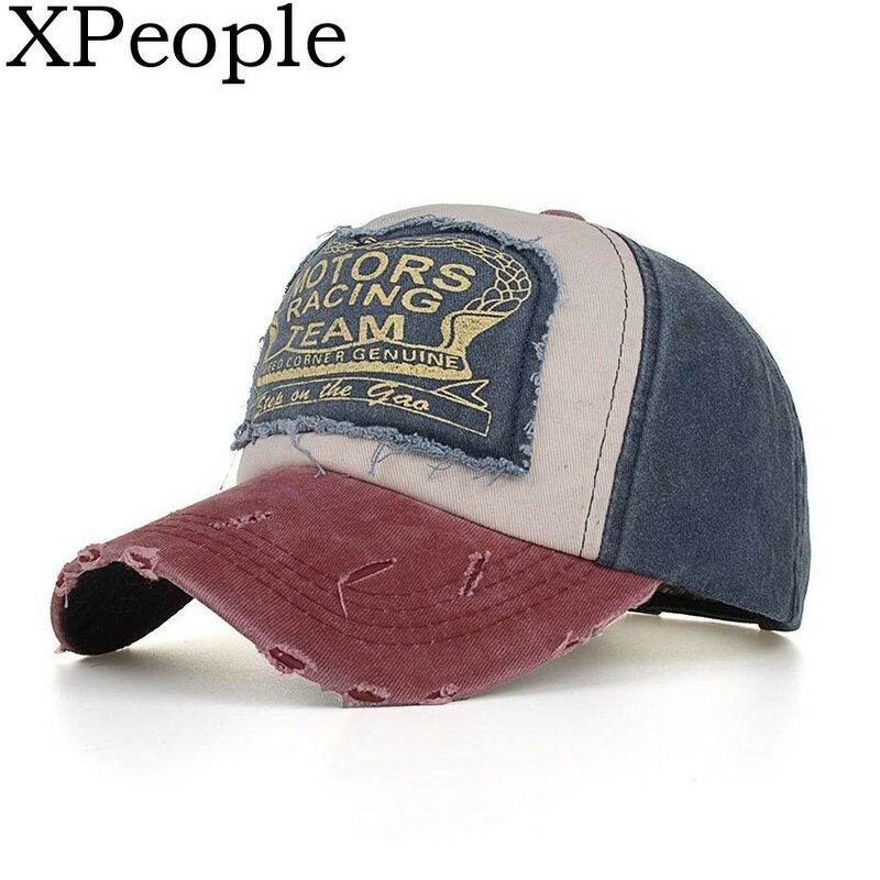 XPeople – casquette de Baseball en coton pour hommes et femmes, chapeau à rabat, style Hip Hop, ajusté, multicolore, livraison directe