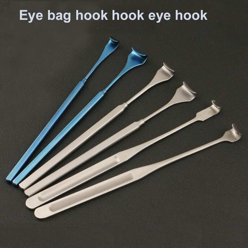 Stainless steel beauty plastic equipment fine eye bag hook eyelid pull hook type double claw double eyelid surgery tool