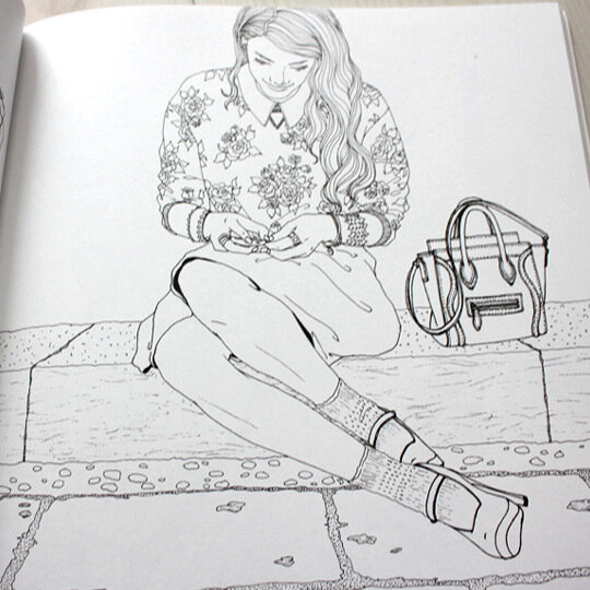 2016 Fashion LOOK 성인 어린이를위한 색칠하기 책 소녀 antistress Art Drawing Painting 비밀 정원 색칠하기 책 Libros