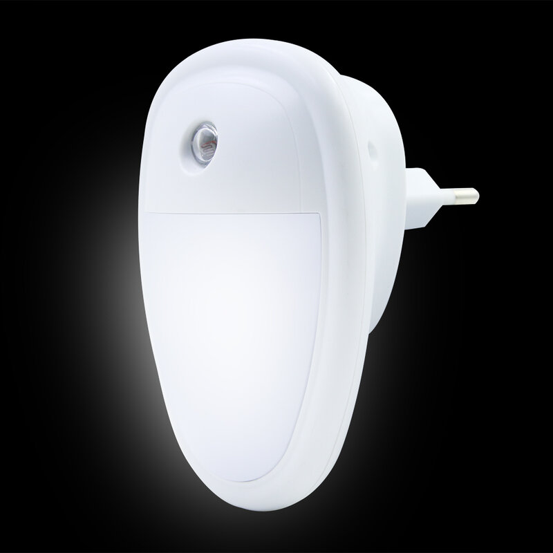 DONWEI Light Sensor LED Night Light Open Automatically at Night Soft Lights for Baby Bedroom Hallway Path Stair EU Plug Light