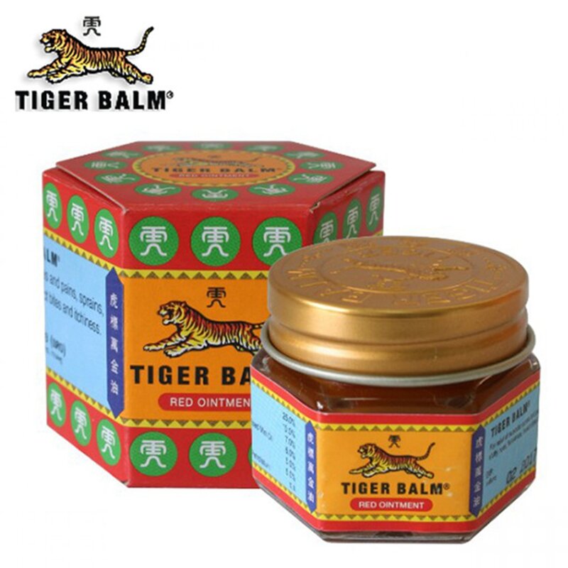 Tiger Balm-pomada roja para aliviar el dolor, crema para aliviar el dolor, 19,4g