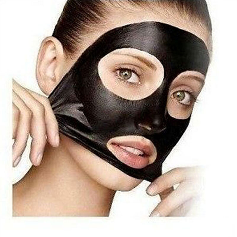 5pcs Black Masks Deep Cleansing Purifying Peel Off Black Head Mask,Close Pore,Face Mask Blackhead Remover Pore Strips Face Care