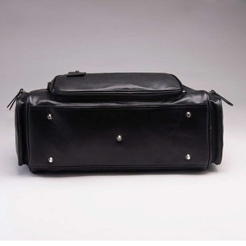 حقيبة سفر رجالية من جلد البولي يوريثان ، حزام كتف مصمم ، سعة كبيرة ، PT1097