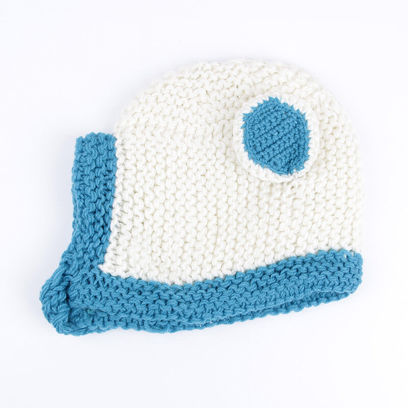 Novo chapéu de lã em forma de animal, inovador, orelhas de coelho, chapéu de bebê em malha, outono e inverno, bonés, adereços de fotografia