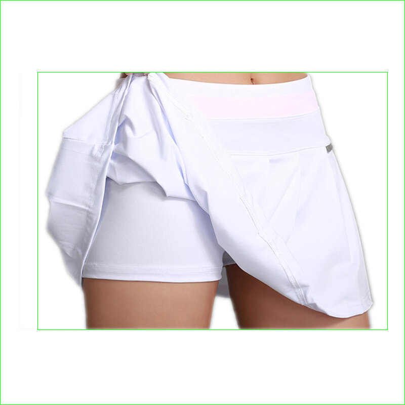 2019 New Professional Tennis Skirt With Ball Pocket Quick Drying Yoga Skorts Woman Fitness Shorts  Anti Exposure