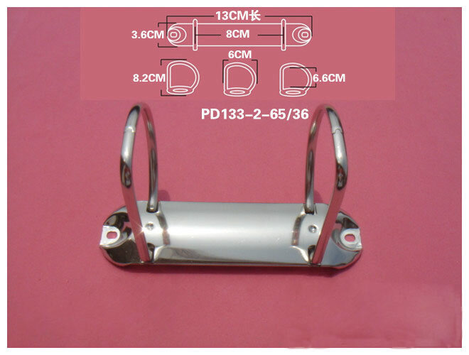B7 A7 2 Anéis Binder Clips O / D Forma de 15 25 30 38 50 65mm de Diâmetro 133 123 Longa