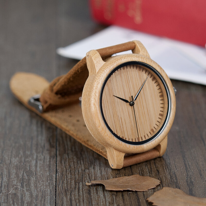 Bobo bird relógios masculinos para homens e mulheres, relógio de bambu masculino e feminino, relógio de quarto, logotipo personalizado de madeira, peças de tempo
