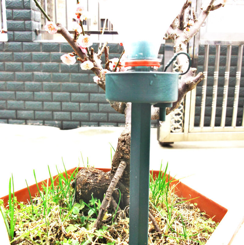 Sistema irrigação automática de gotejamento, 2 conjuntos com dispositivo de rega automática para planta flor, aspersor de gotas, sistema de irrigação por garrafas, ferramenta para jardim