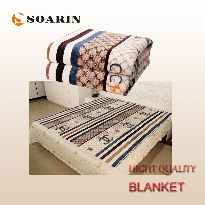 SOARIN-Manta eléctrica de un solo canal, Manta de calefacción eléctrica de 150x80, alfombra eléctrica con calefacción, colchón