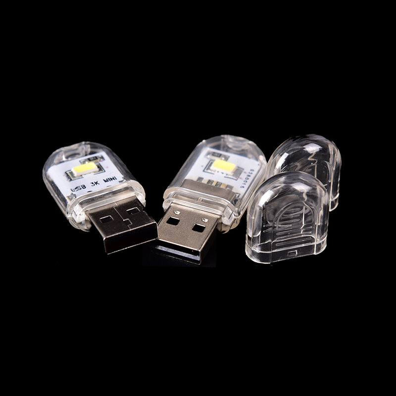 Mini USB LED livre lumières LampsNight lumière Camping lampe chargeur de puissance ampoule de lecture pour PC portables ordinateur portable Mobile