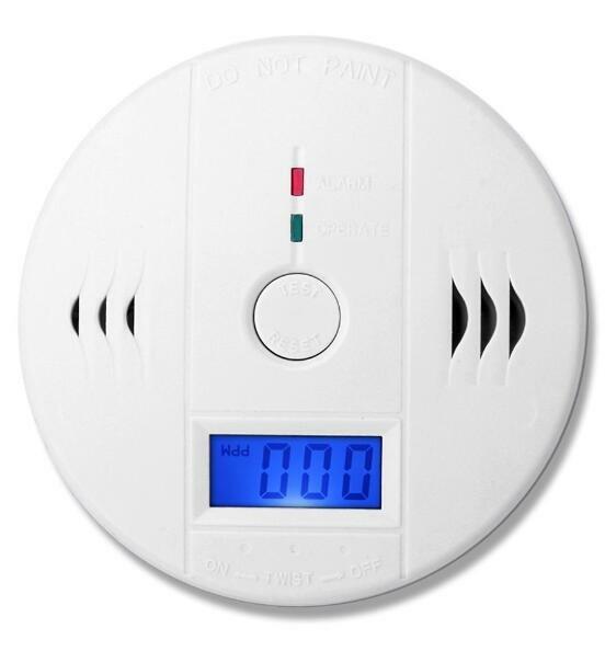 Onafhankelijke Lcd Co Koolmonoxide Sensoren & Alarm Beveiliging Fire Alarm Sensor Co Carbon Vergiftiging Detector