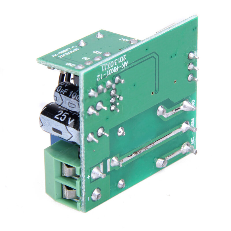 Interruptor de Control remoto inalámbrico Universal, transmisor de telecomunicación con receptor para sistema de alarma antirrobo, DC 12V, 10A, 433MHz