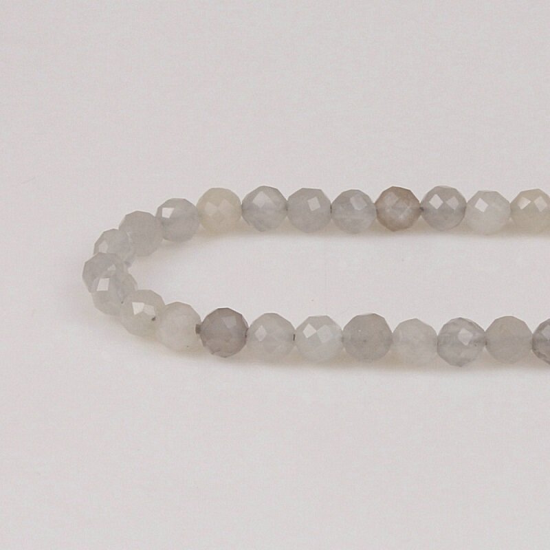 Natural Facet Moonstone Gemstone 2mm 3mm Round Multi Color Loose Beads DIY Accessories Necklace Bracelet Earring Jewelry Making