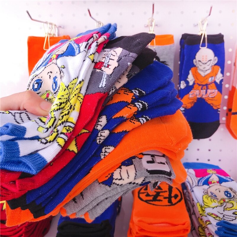 Calcetines Naruto Anime de algodón para mujer, calcetín Kawaii, de verano, informal, suave, divertido, 1 par