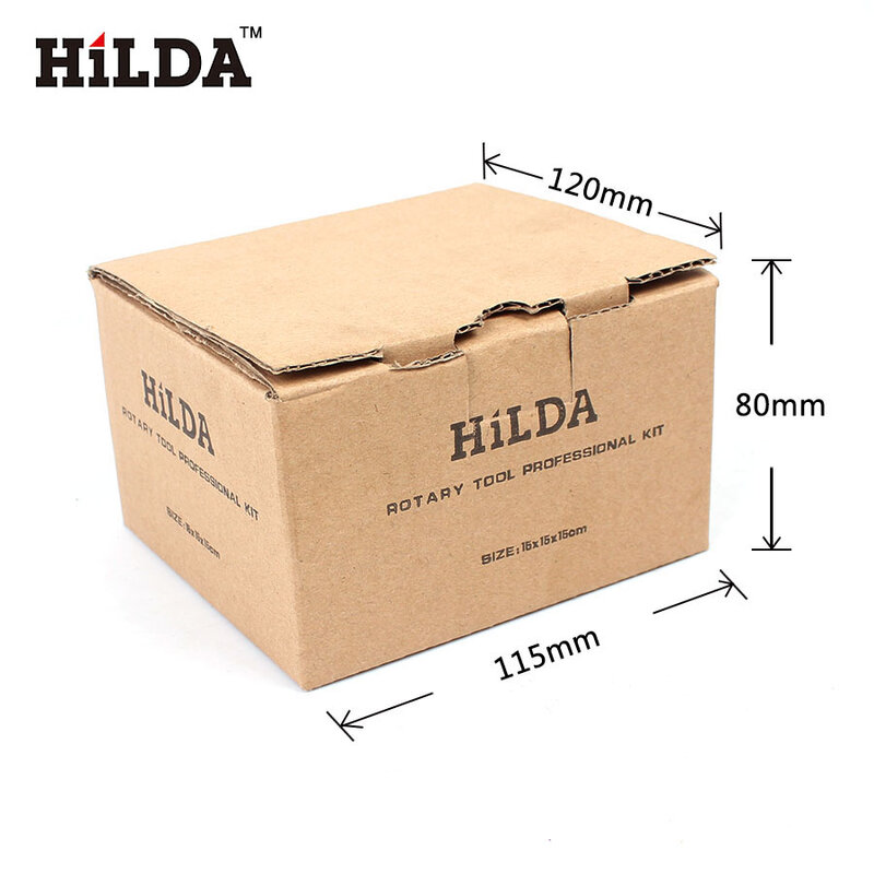هيلدا-أداة دوارة للتجليخ والتلميع ، ملحقات لسهولة الطحن والصنفرة ، مع تركيبة دريميل ، 248 قطعة