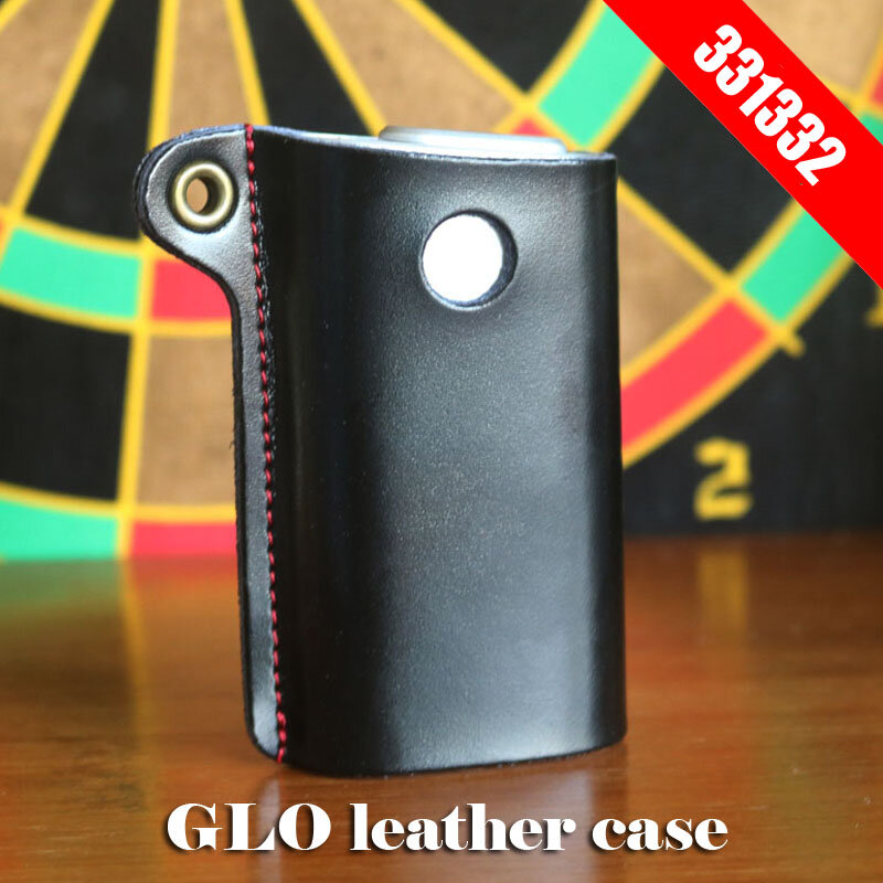 Original 331332 Box Halter Lagerung Tasche Tasche GLO Leder Fall für GLO e Zigarette abdeckung auf lager blau rot schwarz verfügbar