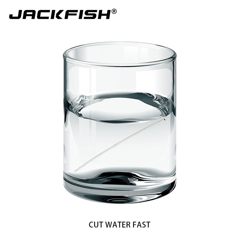 JACKFISH-sedal de pesca de fluorocarbono, línea líder de fibra de carbono, dos colores, rojo/claro, 4-32LB, 100M