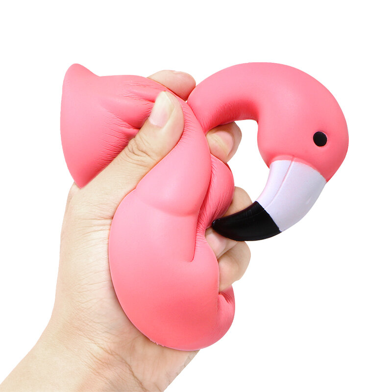 Jumbo Flamingo Squishy Kawaii Squishies Cream Scented Slow Rising Kids Toys Stress Relief Toy