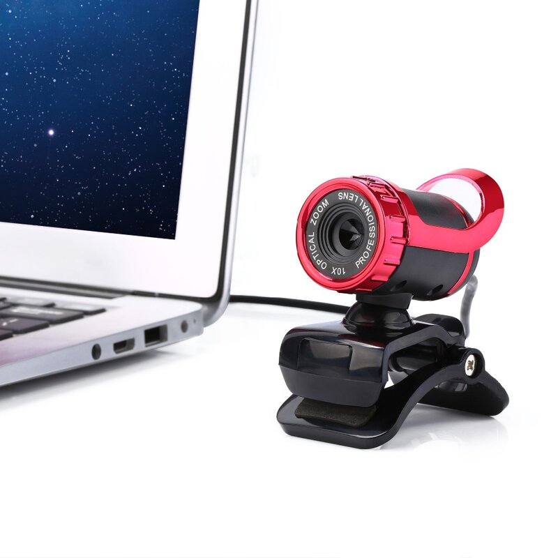 Usb 2.0 webcam 12.0 megapixels vídeo digital hd câmera web com built-in microfone de absorção de som para computador portátil