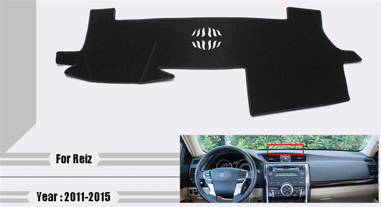 Zupełnie nowa do wnętrza deski rozdzielczej dywan osłona ochronna zapobiegająca odbijaniu światła mata do Toyota Relz 2011-2015