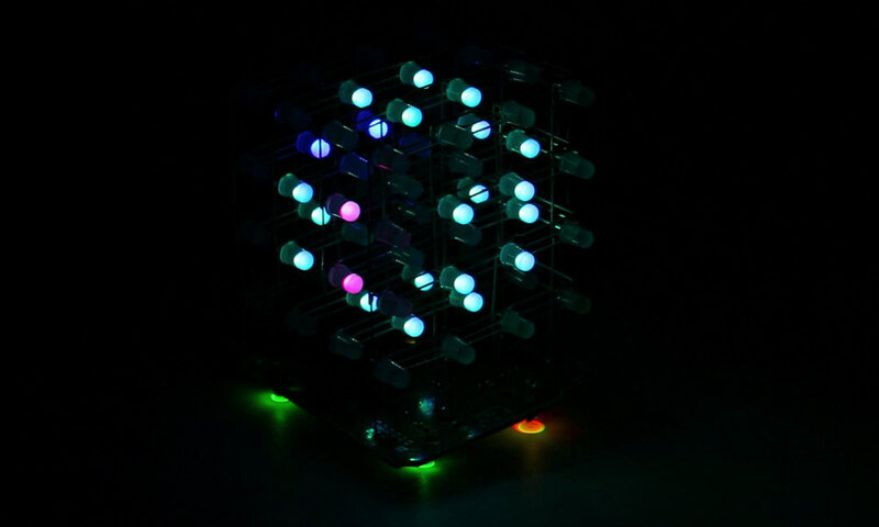 Zirrfa najnowszy 3D 4X4X4 RGB cubeeds kolorowy wyświetlacz LED światła elektroniczny zestaw do majsterkowania/Junior 4*4*4 wsparcie Audrio wysokiej jakości