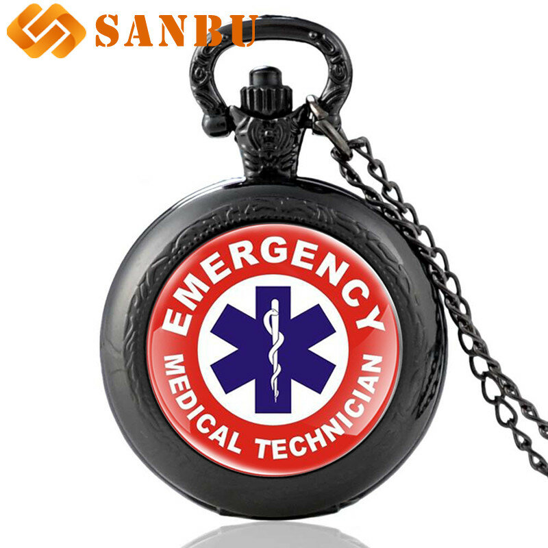 New Fashion EMT Emergency Medical Technician Quartz Pocket Watch