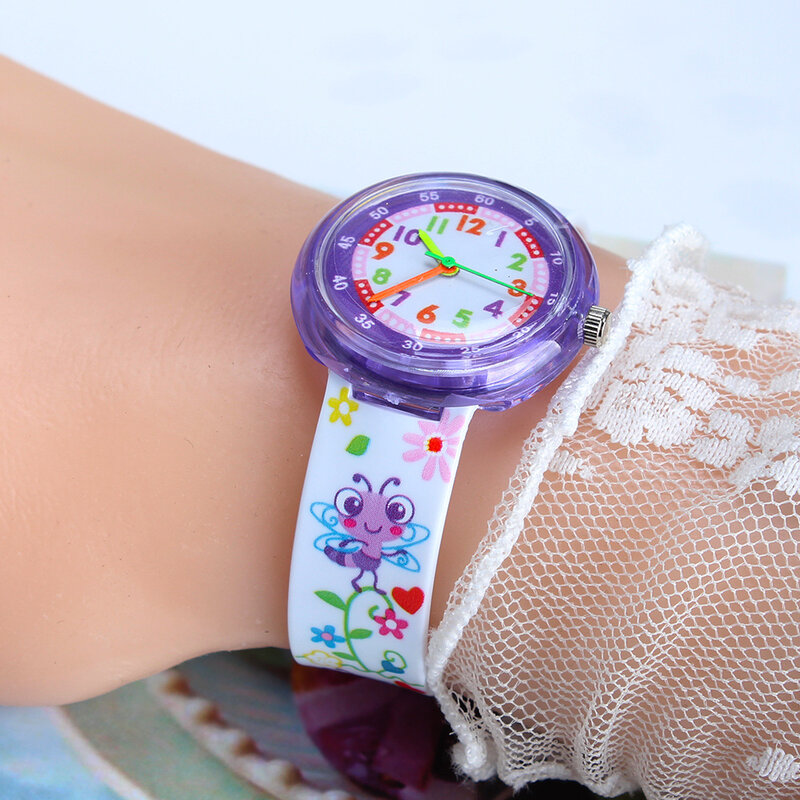 Różne zwierzęta zegarki dla dzieci uczeń dziewczyny chłopcy zegar casual zegarki dla dzieci świeże miękkie siostra zegarek dla dzieci wskaźnik tabeli L9