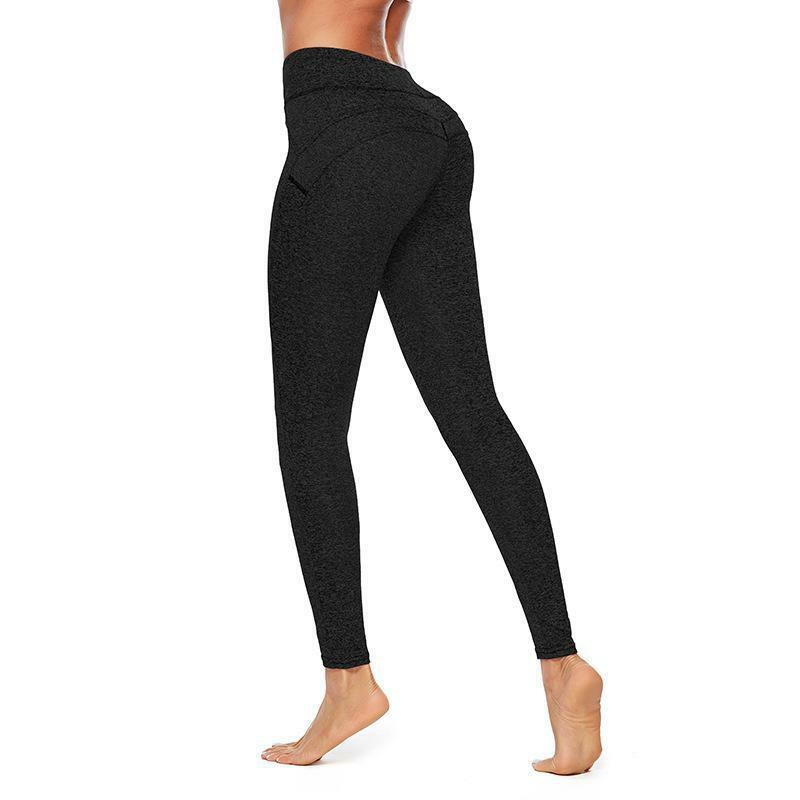 Kobiety wysokie elastyczne fitness sport leginsy Slim Running odzież sportowa spodnie sportowe spodnie odzież