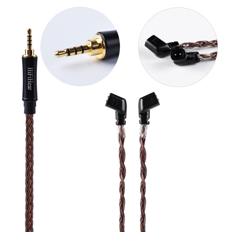 HIFIHEAR 16 Core Verzilverd Kabel 2.5/3.5/4.4mm Evenwichtige Oortelefoon Upgrade Kabel Met MMCX/2Pin voor ZSN ZS10 PRO AS12 C12 ZSX