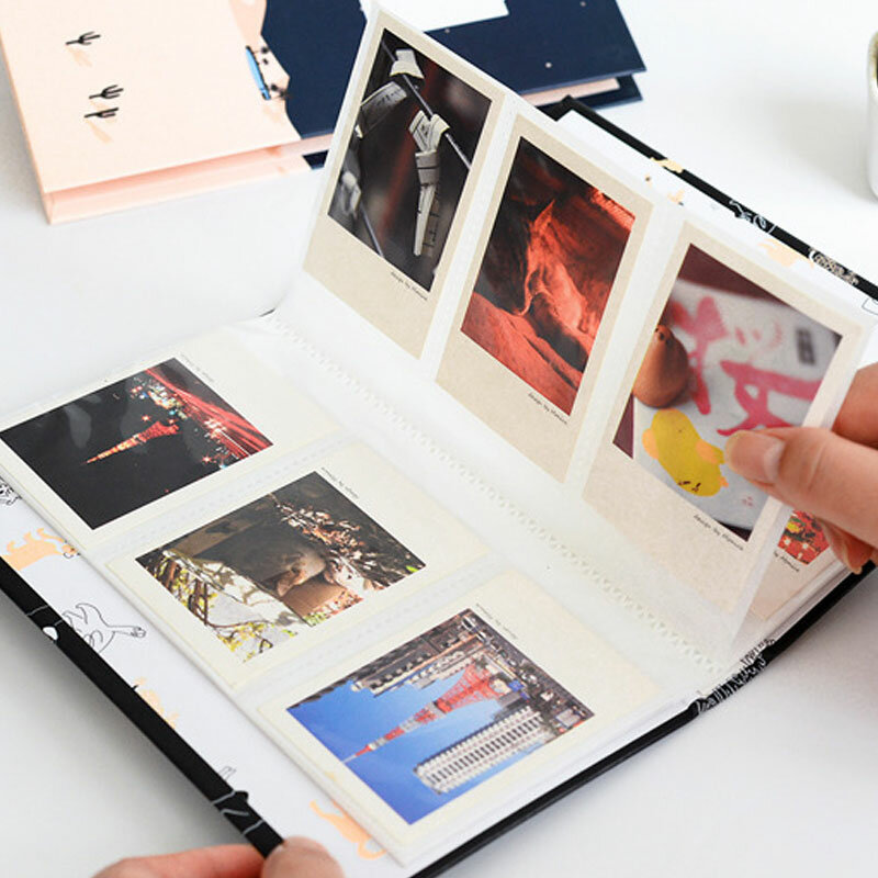 Polaroid-álbum de fotos instantâneo, 84 bolsos, 3 polegadas, polaroid, fuji, instax mini 9/8/70 / 7s / 50s / 90