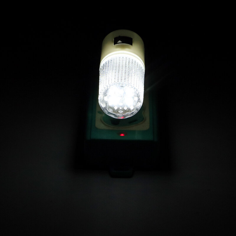 Wall-montado emergência luz LED, lâmpada da noite, plug UE, lâmpada de cabeceira, energeticamente eficiente, iluminação doméstica, 4 LEDs, 3W