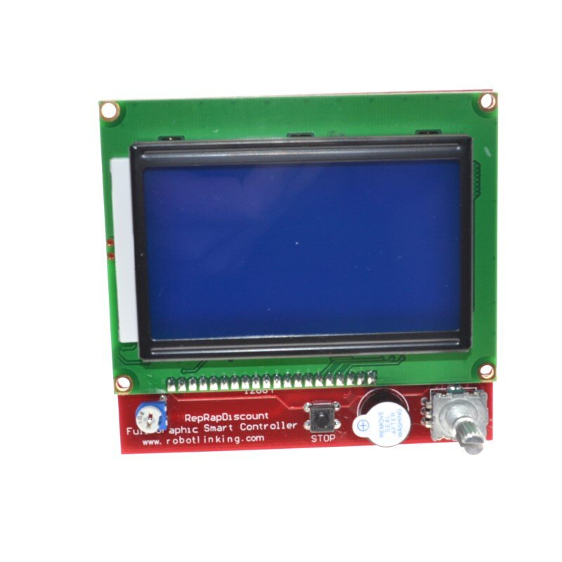 3D printer smart controller RAMPS 1.4 LCD 12864 LCD control panel blue screen