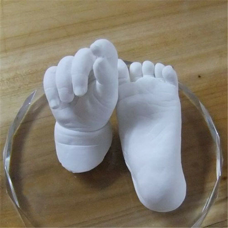 3D Baby Hand Druck Fuß Baby Casting Andenken Kit Handabdruck Fußabdruck Baby Wachstum Souvenirs Memorial