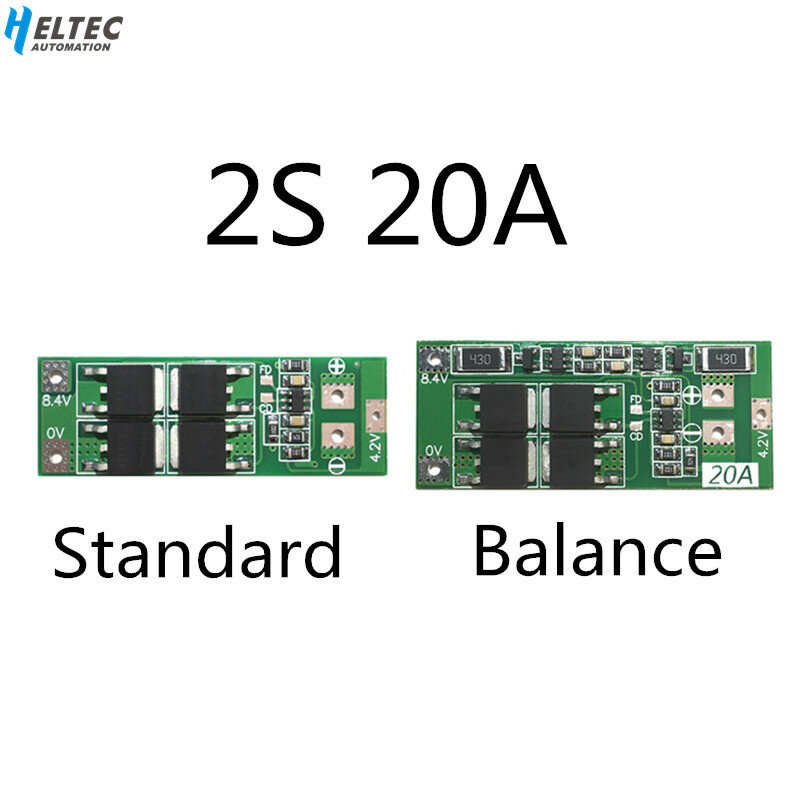 2 S 20A 7.4 V 8.4 V 18650 Lithium batterij bescherming boord/BMS board standaard/balans