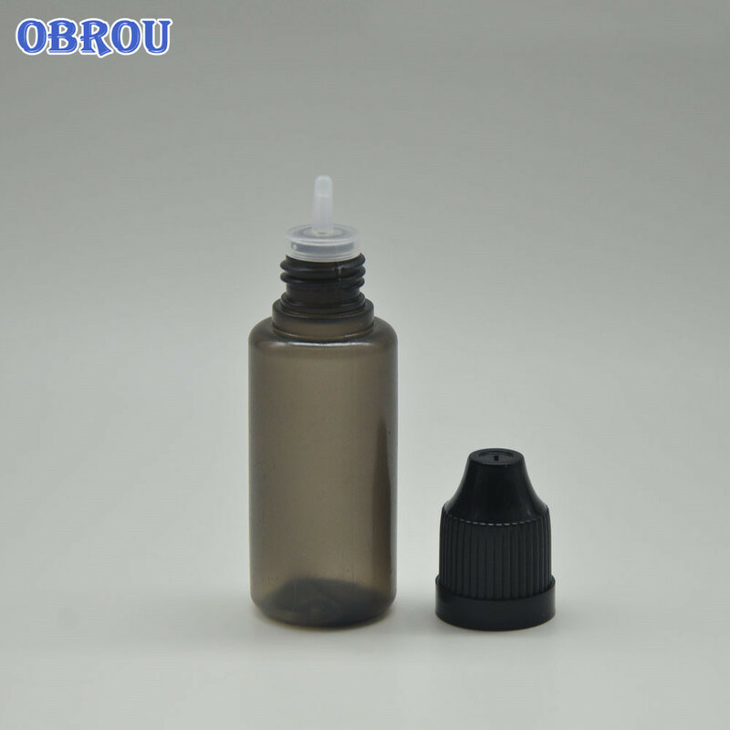 5PCS  Black Plastic PE Black Dropper Bottle 3ml 5ml 10ml 15ml 30ml 50ml 100ml Essential Oils Sample BotlleWith Childproof Cap
