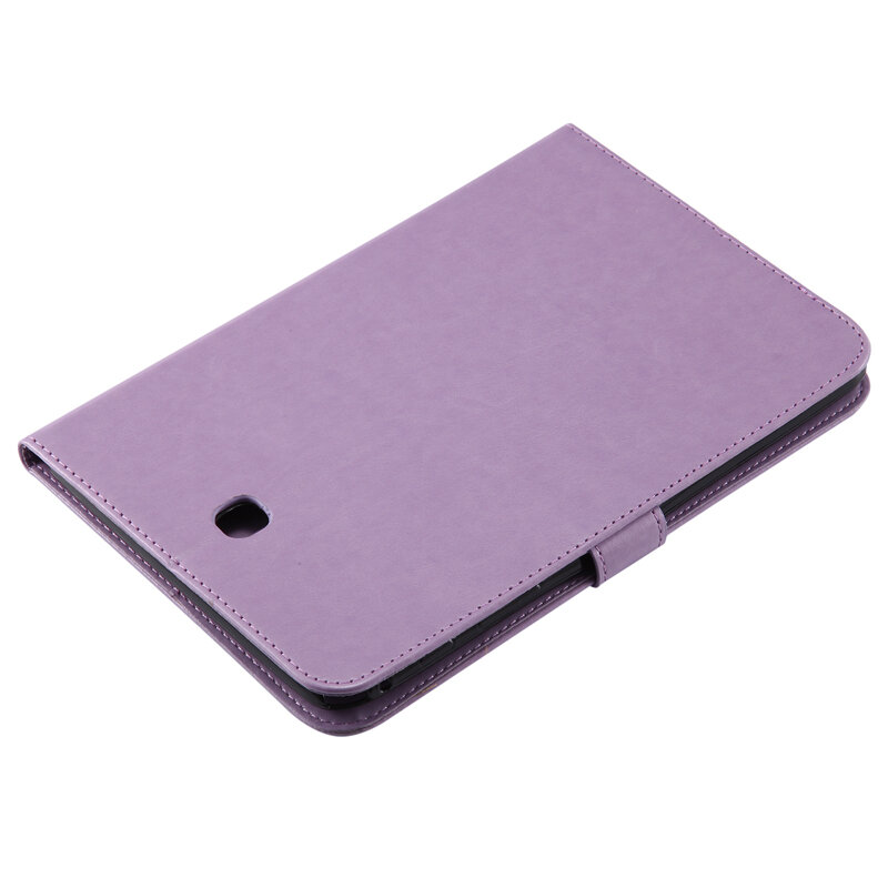 Tableta SM-T350 T351 Funda Capa para Samsung Galaxy Tab A 8,0 Lujo Señora gato cuero cartera Flip Funda Coque shell Stand