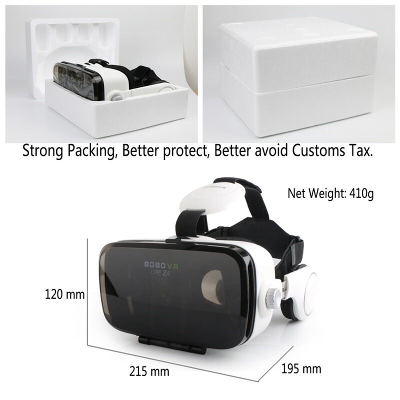 Горячая очки виртуальной реальности BOBOVR Z4 VR BOX Google Картон gafas realidad 3D Виртуальная Реальность Для 4.7-6.2 дюймов Смартфон + Многофункциональный ...