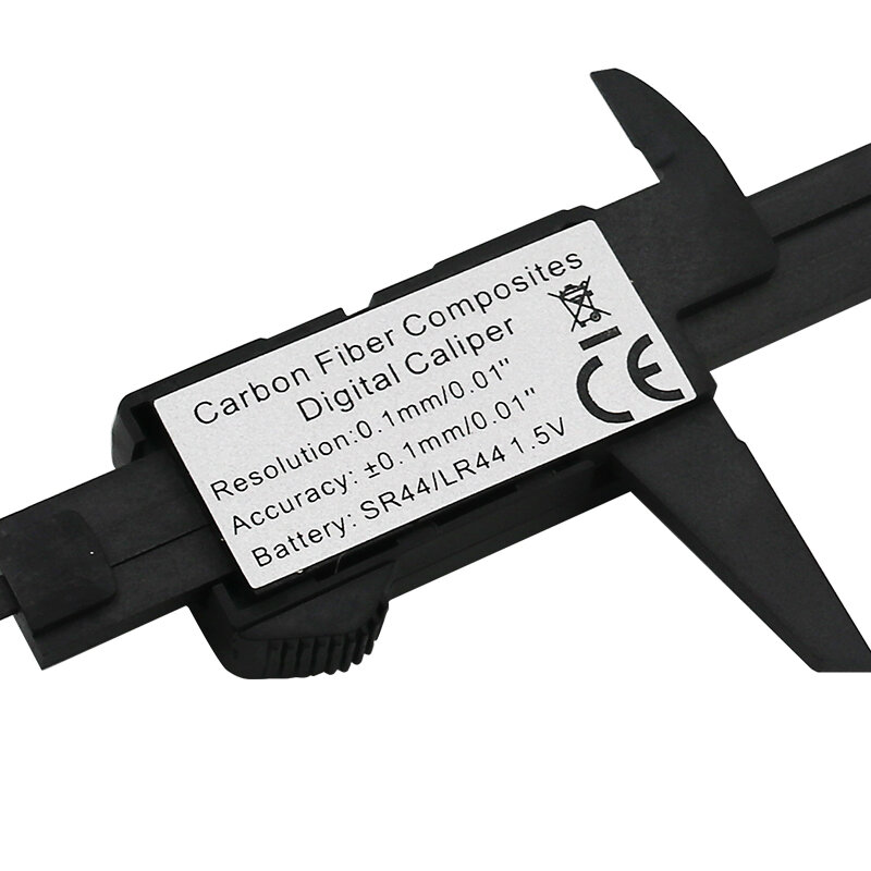 JIGONG – micromètre à pied à coulisse en Fiber de carbone, 150mm, 6 pouces, LCD, outil de mesure, livraison gratuite
