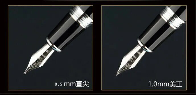 Jinhao Vulpen Met Geschenkdoos, Kalligrafie Pen, Inkt Penpunt 0.5 Mm/1.0 Mm, kantoor School Supplies Cadeaus Voor Vrienden Liefhebbers