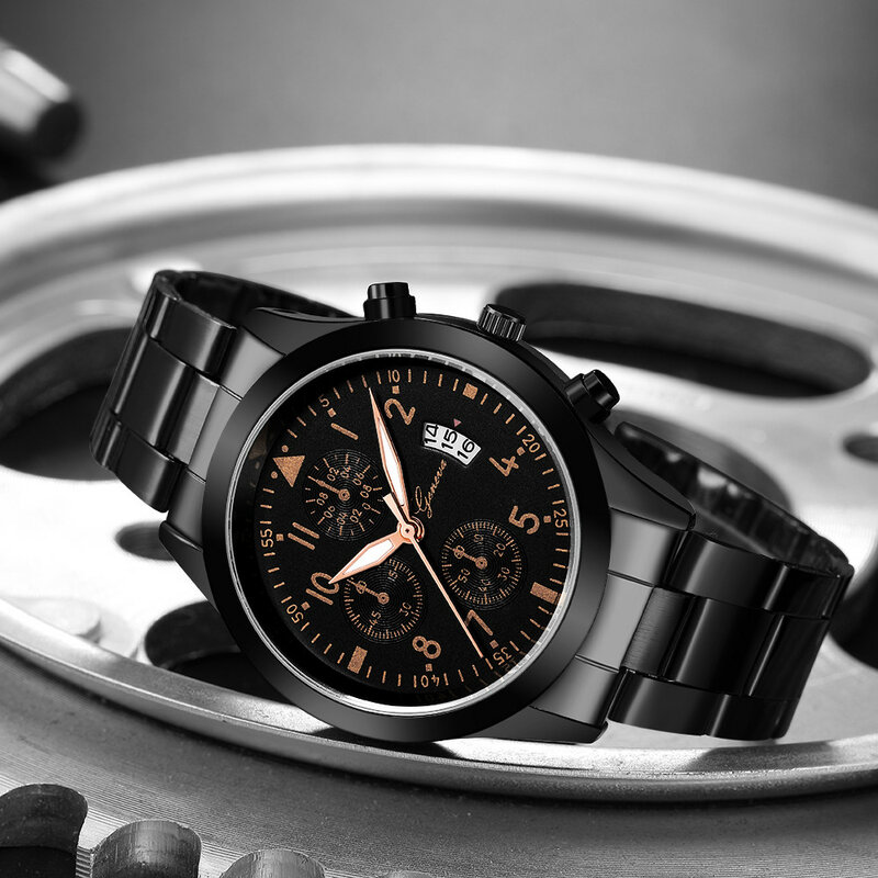 Zegarek męski luksusowy zegarek kwarcowy Sport tarcza ze stali nierdzewnej w stylu wojskowym zegarek człowiek Montre Homme 2021 heren horloge saat erkekler