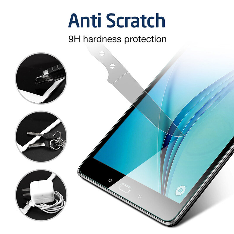 9H Premium Tempered Glass untuk SM-T580 Screen Protector untuk Samsung Galaxy Tab A A6 10.1 2016 T585 T580 Protective Glass Film