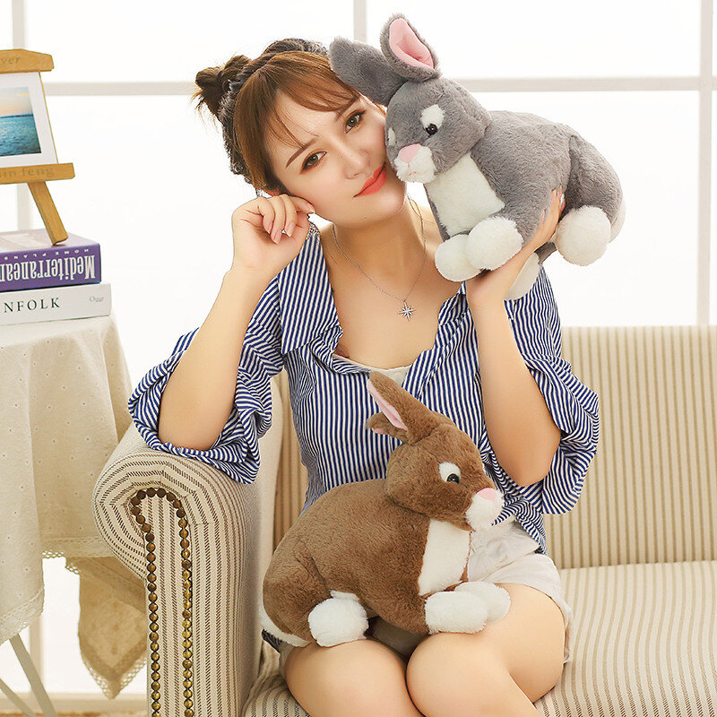 귀여운 Meng 모방 작은 흰색 토끼 인형 토끼 봉제 장난감 인형의 생일 선물